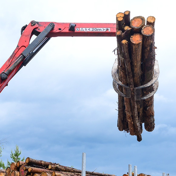 Hengstberger Holztransporte Kran