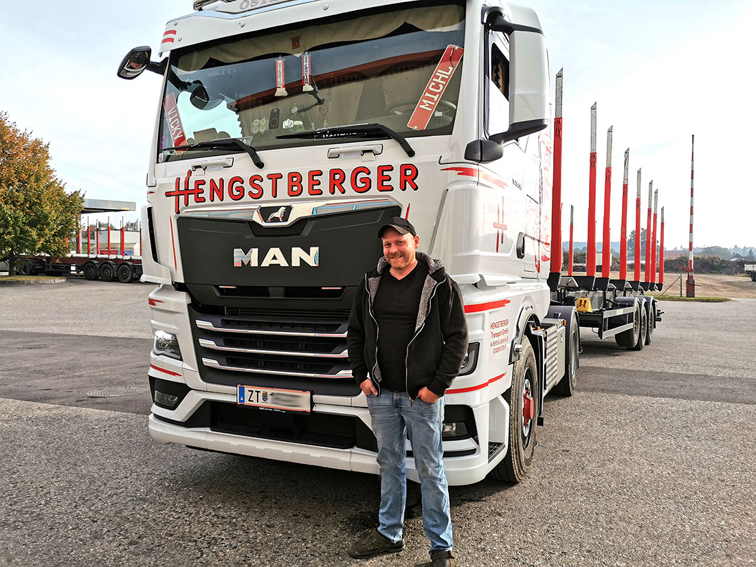 Neuer LKW für Michael Fraisl