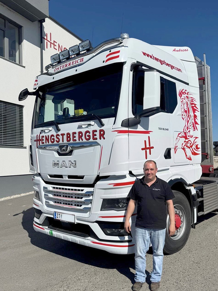 Andreas Fidi übernimmt neuen MAN